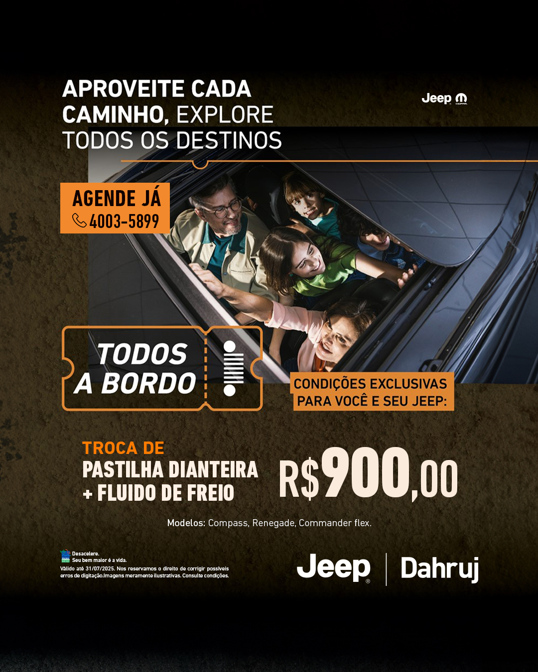 pastilhas dianteiras